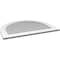 Ekena Millwork Round Top Surface Mount PVC Gable Vent: Non-Functional, w/ 3-1/2"W x 1"P Standard Frame, 36"W x 28"H GVPRT36X2801SN - alternate 5